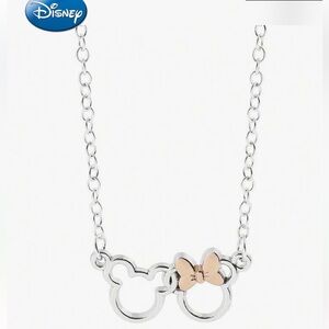 Disney Mickey and Minnie Mouse Interlooped Necklace